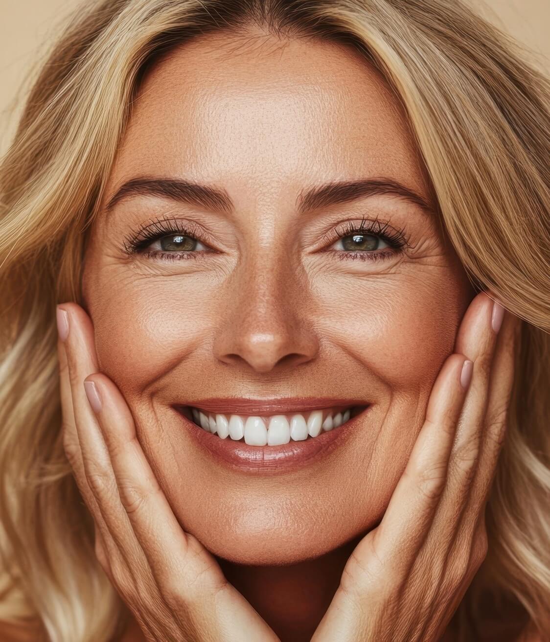 woman with short black hair