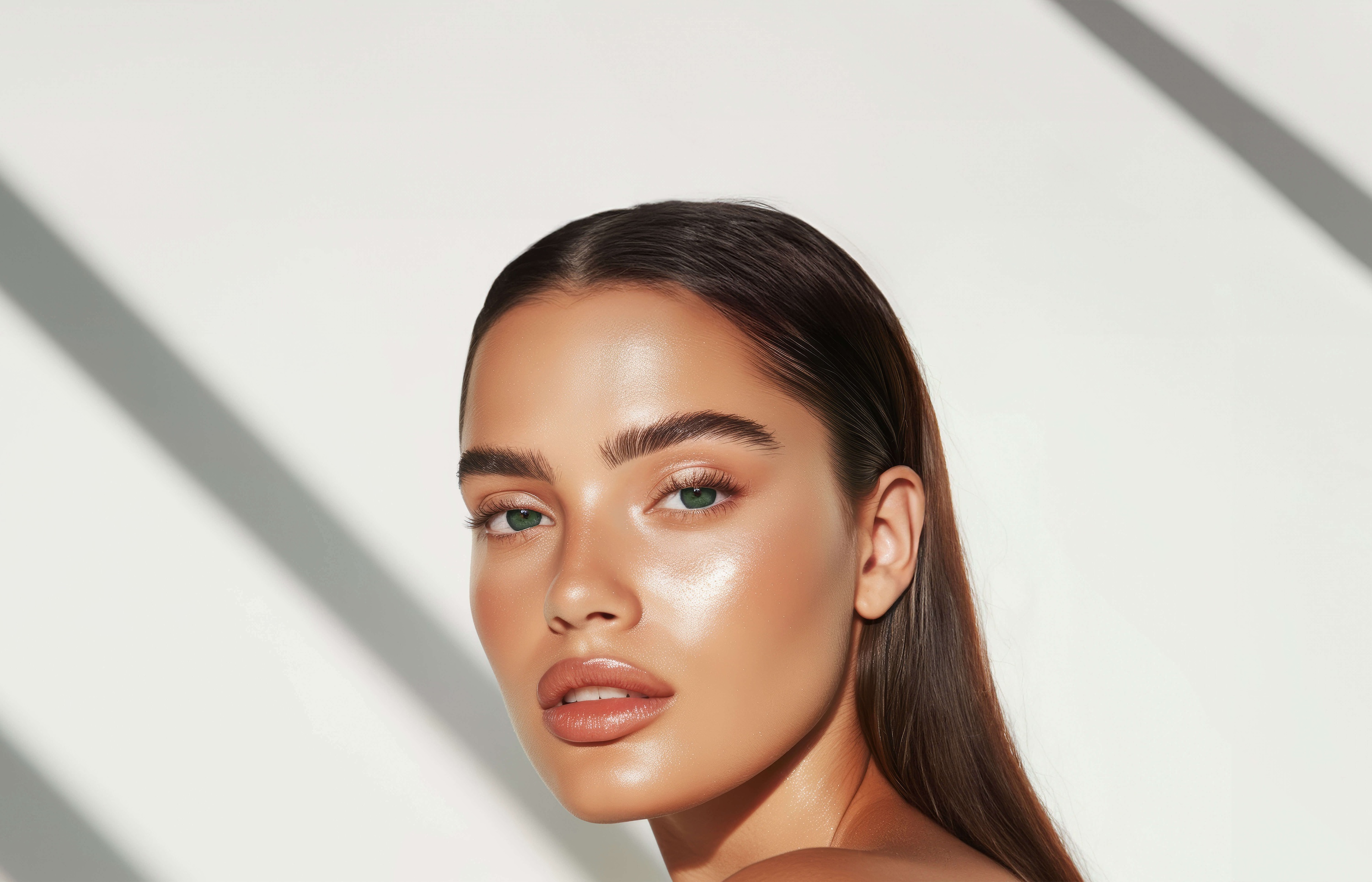 Woman wearing white blazer