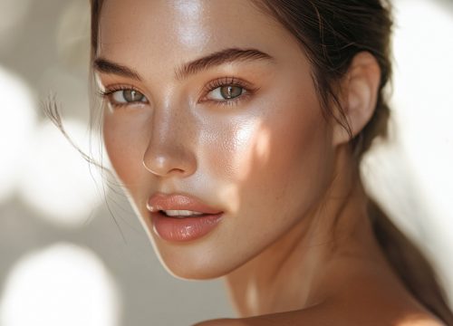 Photo of a woman's face after a Full Face Wax