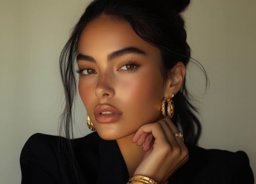 Photo of a woman with great eyebrows after a Lashiqué Brow Experience